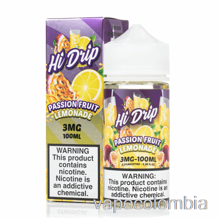 Limonada Desechable De Maracuyá Vape - E-líquido De Alto Goteo - 100ml 0mg